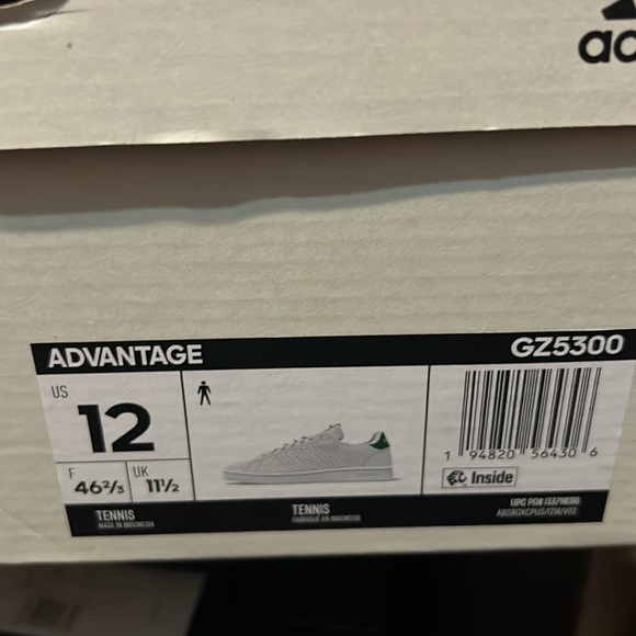 New Mens Adidas advantage new size 12 - Picture 3 of 3